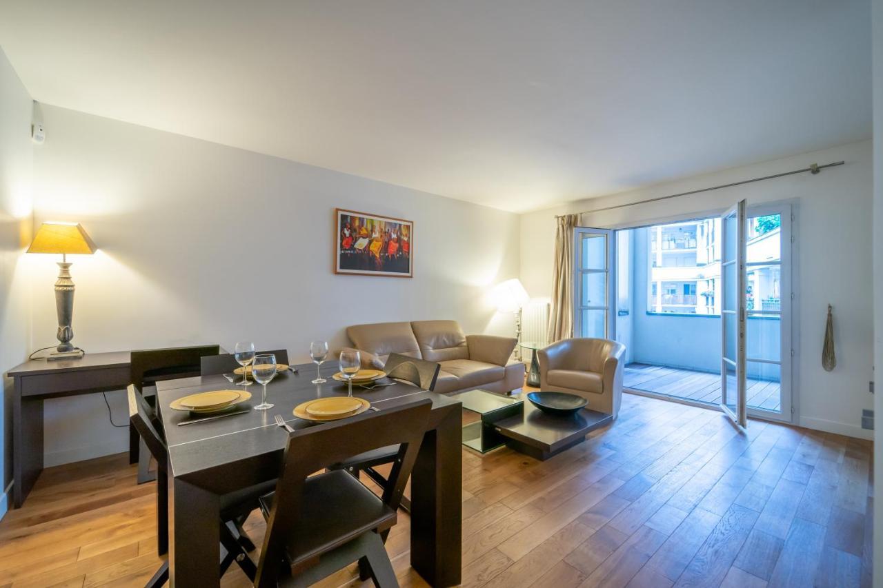 Apartamento Havre De Paix - Appt Avec Terrasse Courbevoie Exterior foto